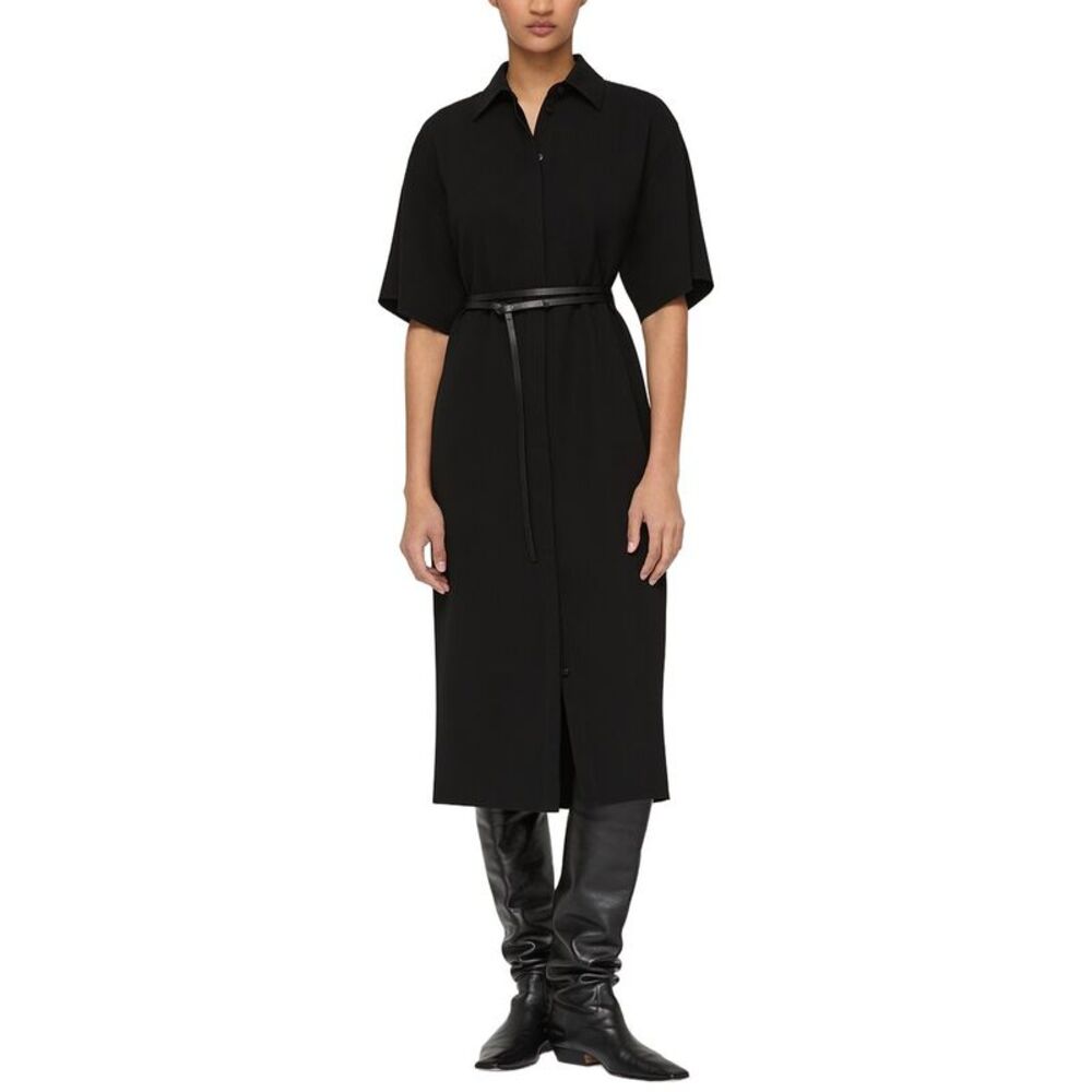 Lafayette 148 New York Womens Drop Shoulder Shirtdress